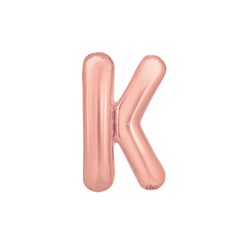PRIMA 16" Rose Gold Foil Balloon Letter (2ct)