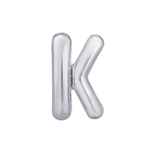 PRIMA 16" Silver Foil Balloon Letter (2ct)