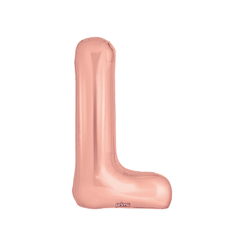 PRIMA 16" Rose Gold Foil Balloon Letter (2ct)