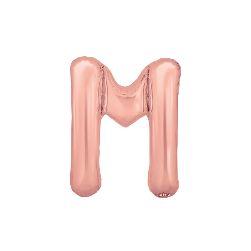 PRIMA 16" Rose Gold Foil Balloon Letter (2ct)