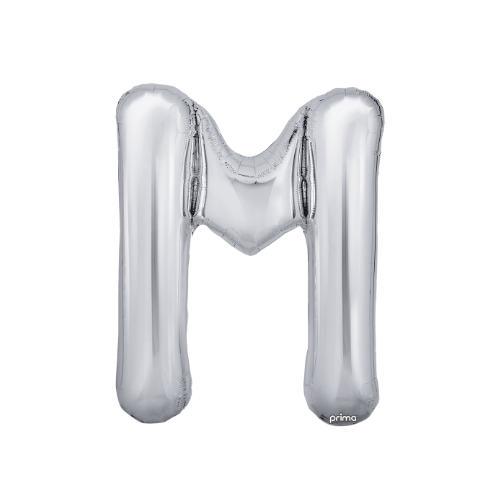 PRIMA 16" Silver Foil Balloon Letter (2ct)