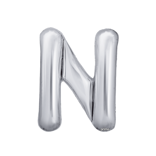 PRIMA 16" Silver Foil Balloon Letter (2ct)