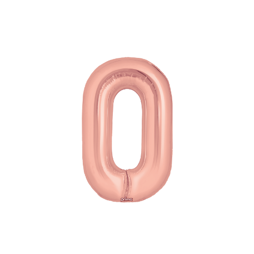 PRIMA 16" Rose Gold Foil Balloon Letter (2ct)