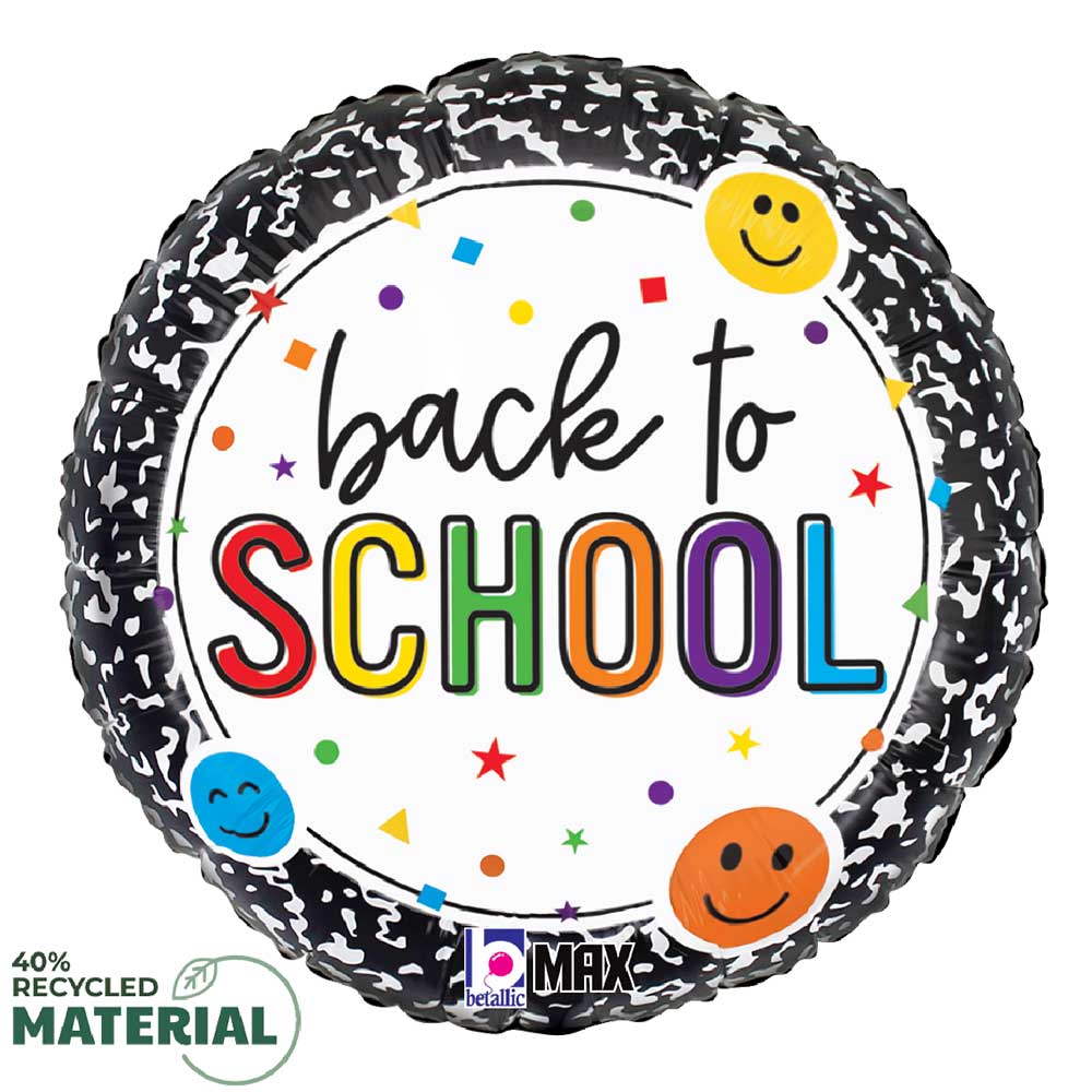 Betallic 18" Back To School Smiley Composition