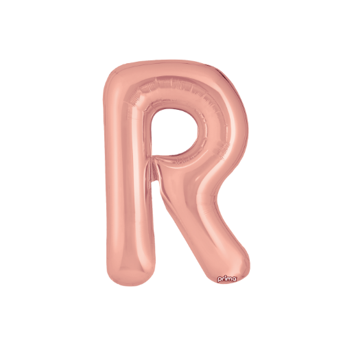 PRIMA 16" Rose Gold Foil Balloon Letter (2ct)
