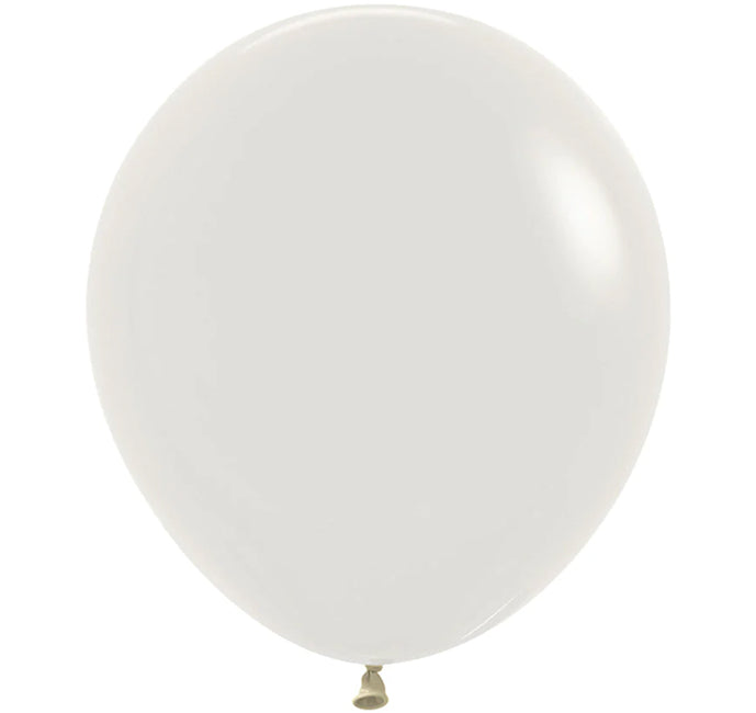 Sempertex 18" Pastel Dusk Cream 25ct