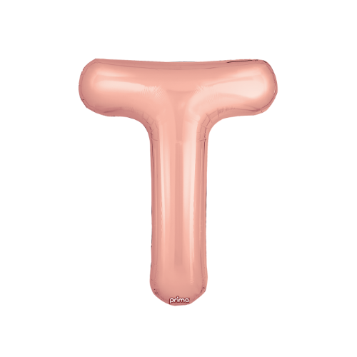 PRIMA 16" Rose Gold Foil Balloon Letter (2ct)