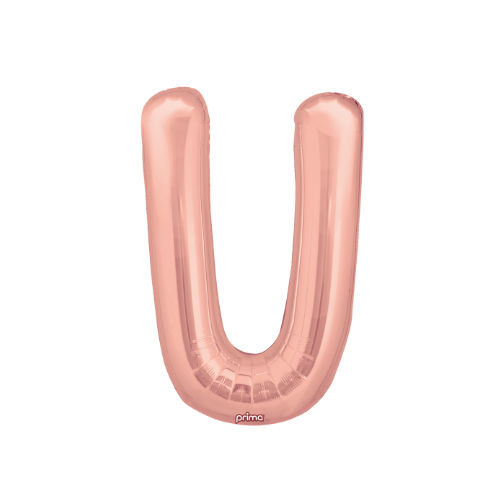 PRIMA 16" Rose Gold Foil Balloon Letter (2ct)