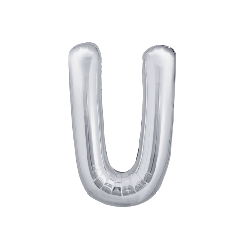 PRIMA 16" Silver Foil Balloon Letter (2ct)