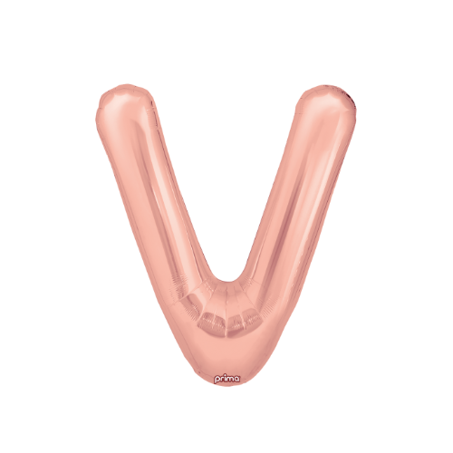PRIMA 16" Rose Gold Foil Balloon Letter (2ct)