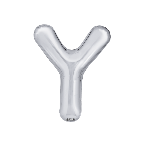 PRIMA 16" Silver Foil Balloon Letter (2ct)