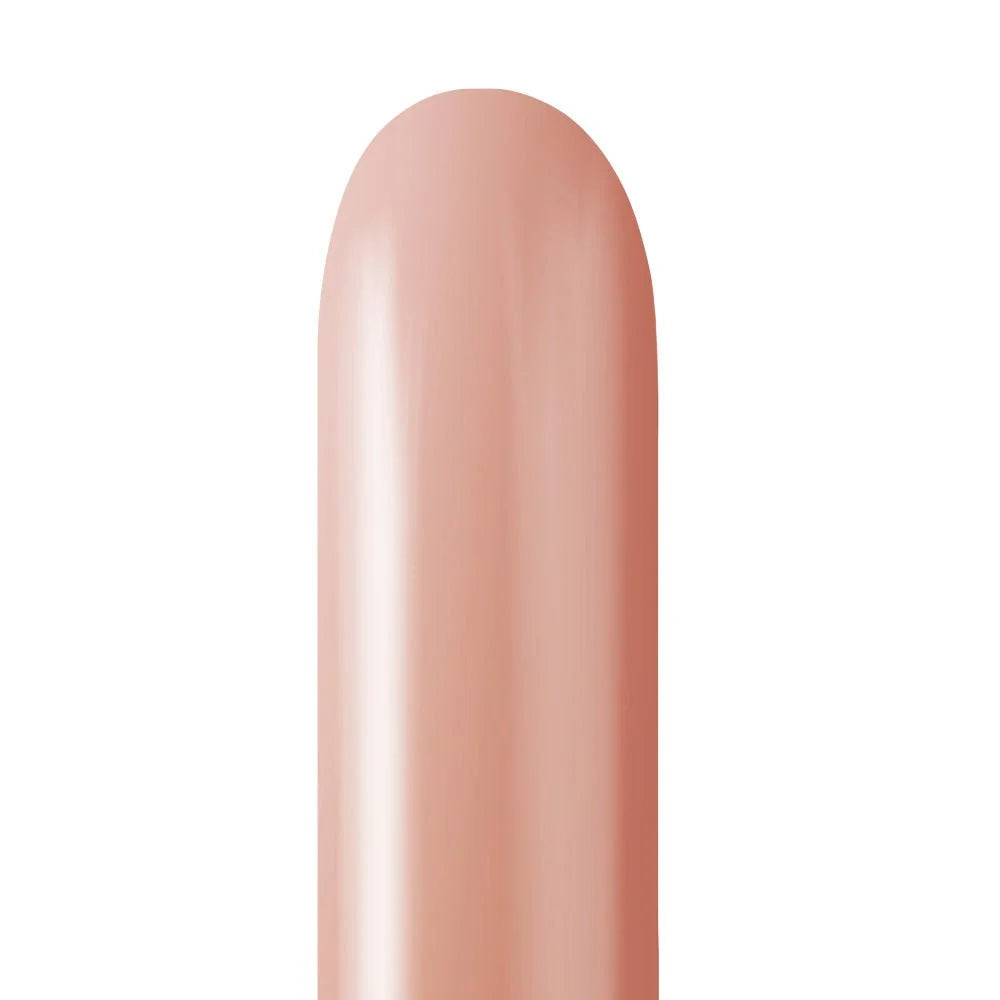 KALISAN 260” Mirror Rose Gold Latex (50ct) Nozzle Up