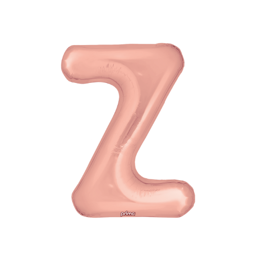 PRIMA 16" Rose Gold Foil Balloon Letter (2ct)