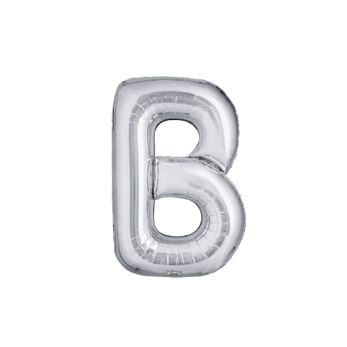 PRIMA 16" Silver Foil Balloon Letter (2ct)