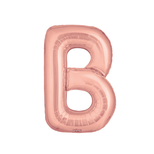 PRIMA 16" Rose Gold Foil Balloon Letter (2ct)
