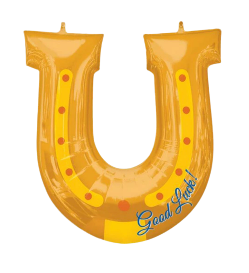 Anagram 28" Horseshoe Good Luck Foil Supershape Balloon