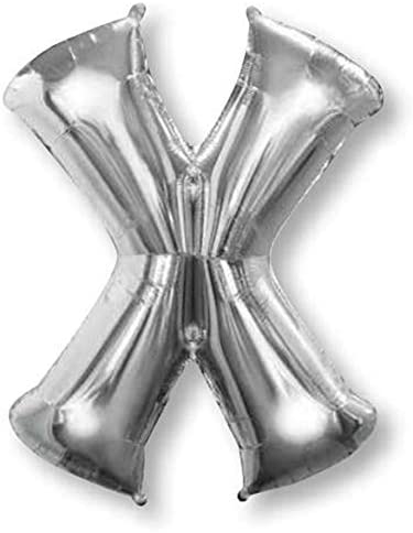 34" Silver Foil Balloon Letter
