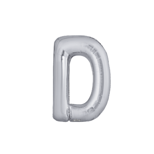 PRIMA 16" Silver Foil Balloon Letter (2ct)