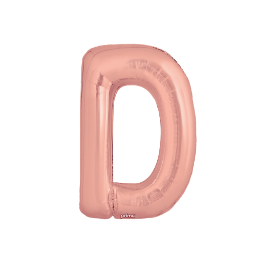 PRIMA 16" Rose Gold Foil Balloon Letter (2ct)