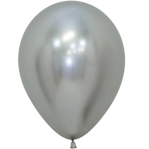 Sempertex 5″ Reflex Silver 100ct