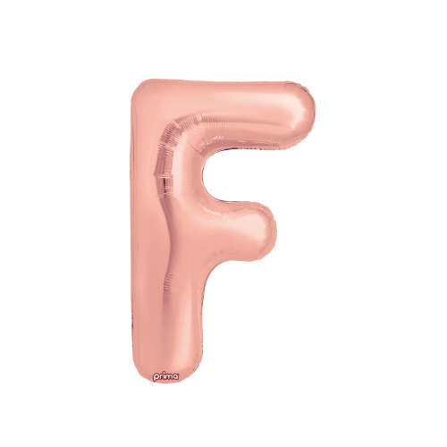 PRIMA 16" Rose Gold Foil Balloon Letter (2ct)