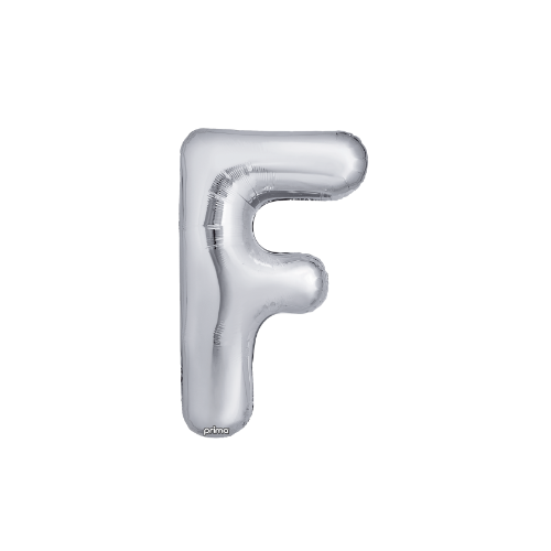 PRIMA 16" Silver Foil Balloon Letter (2ct)