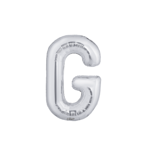 PRIMA 16" Silver Foil Balloon Letter (2ct)