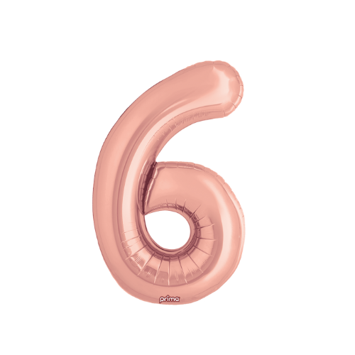 PRIMA 34" Rose Gold Foil Balloon Number