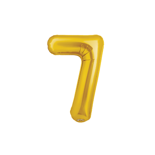 PRIMA 16" Gold Foil Balloon Number (2ct)