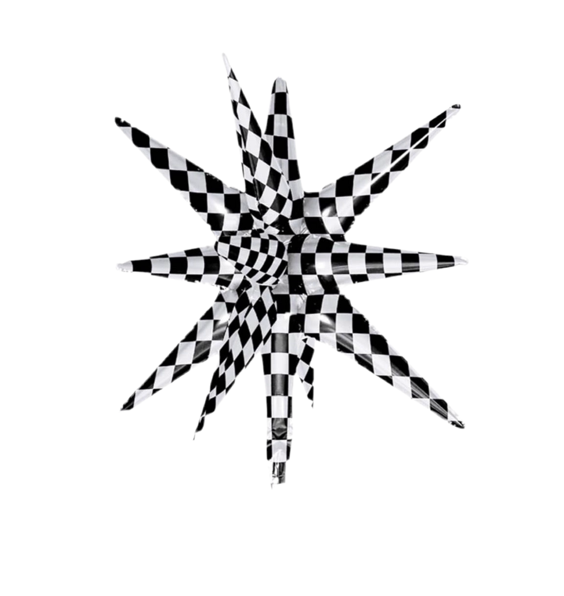 22" Magic Star Chekered Print