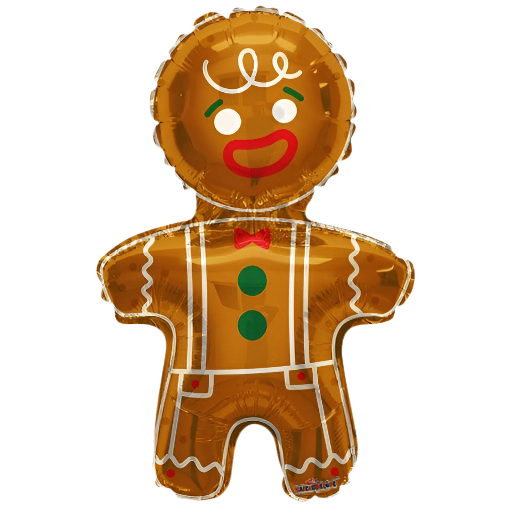 Kaleidoscope 14" Gingerbread Man Balloon (AIR-FILL ONLY / FLAT)