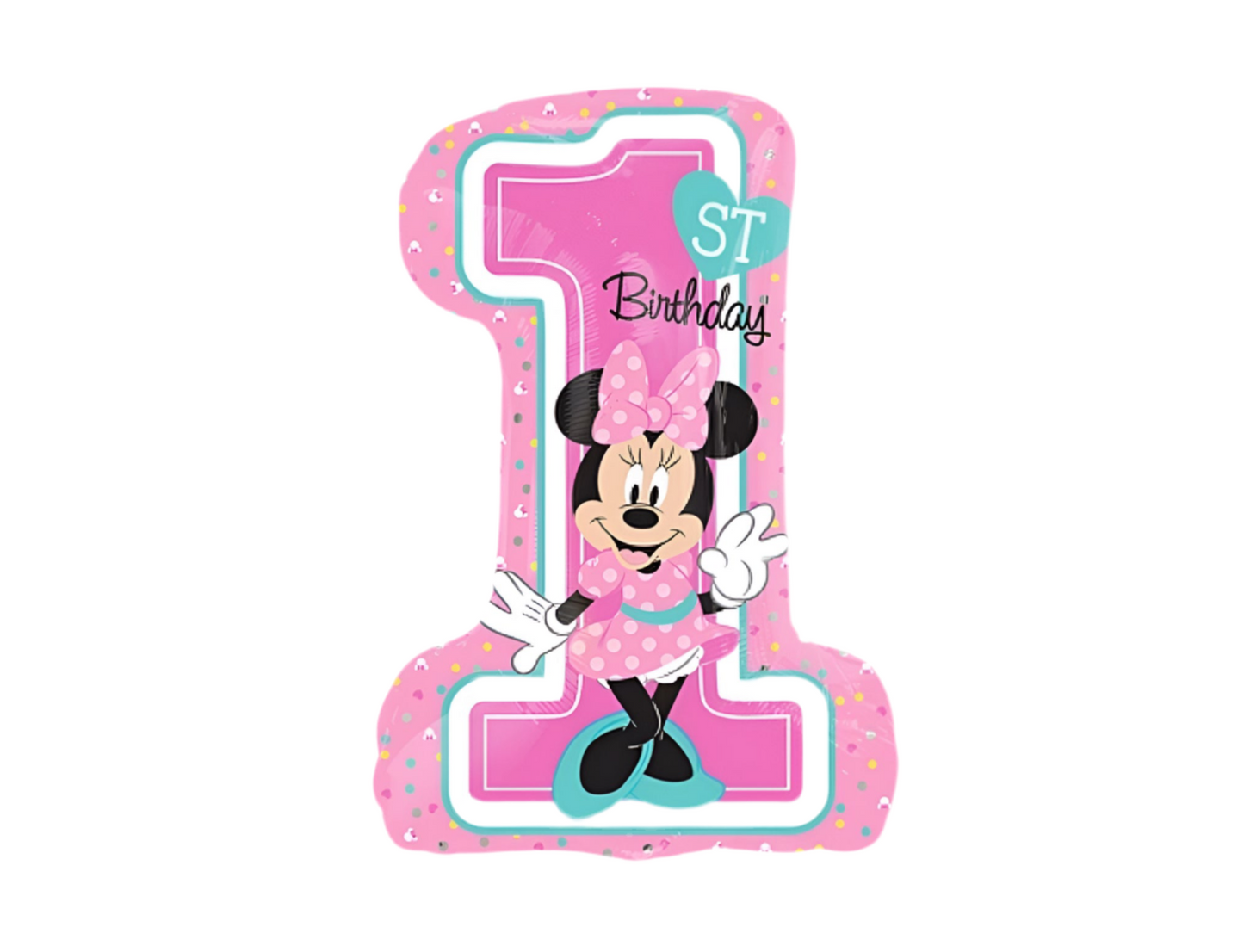 Anagram 28" Minnie Mouse 1st Birthday Balloon