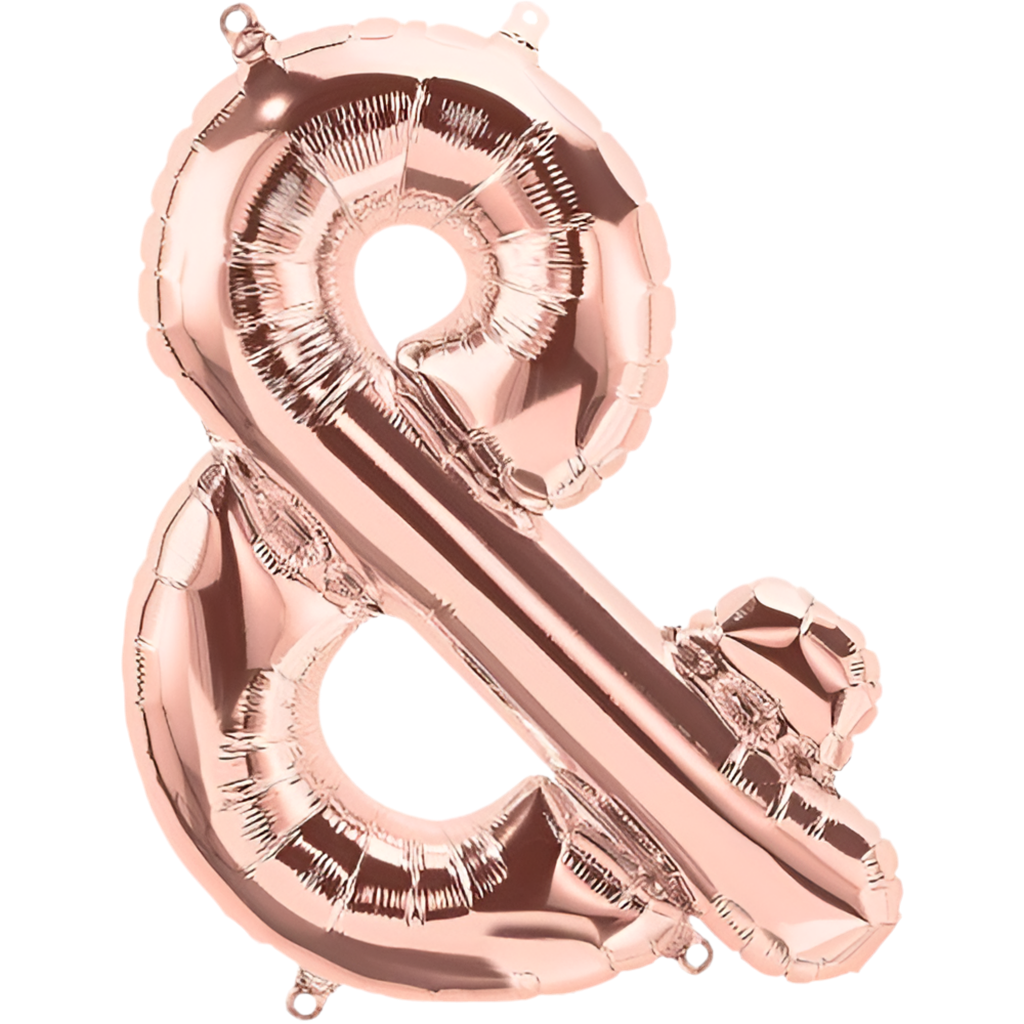34” & Ampersand Symbol Rose gold