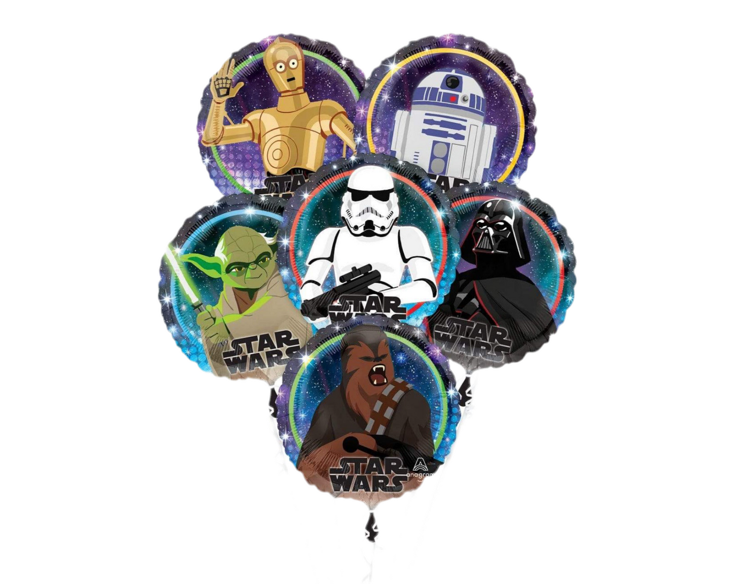 Anagram Star Wars Galaxy Balloon Bouquet