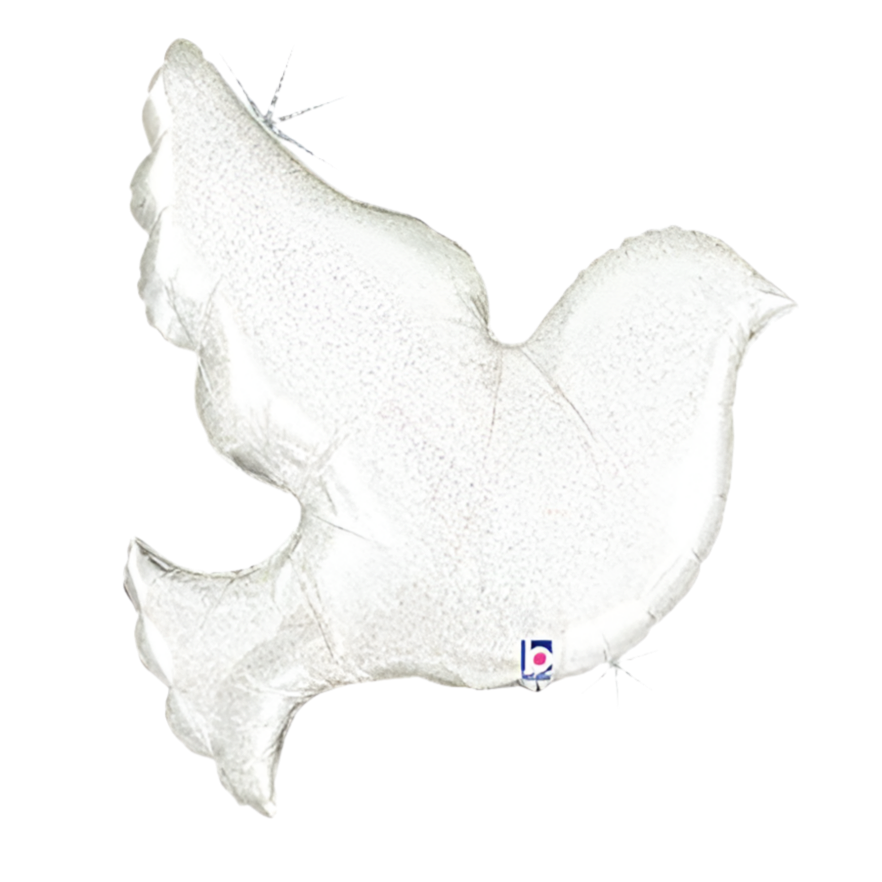 Betallic 34" Pearl White Dove Balloon