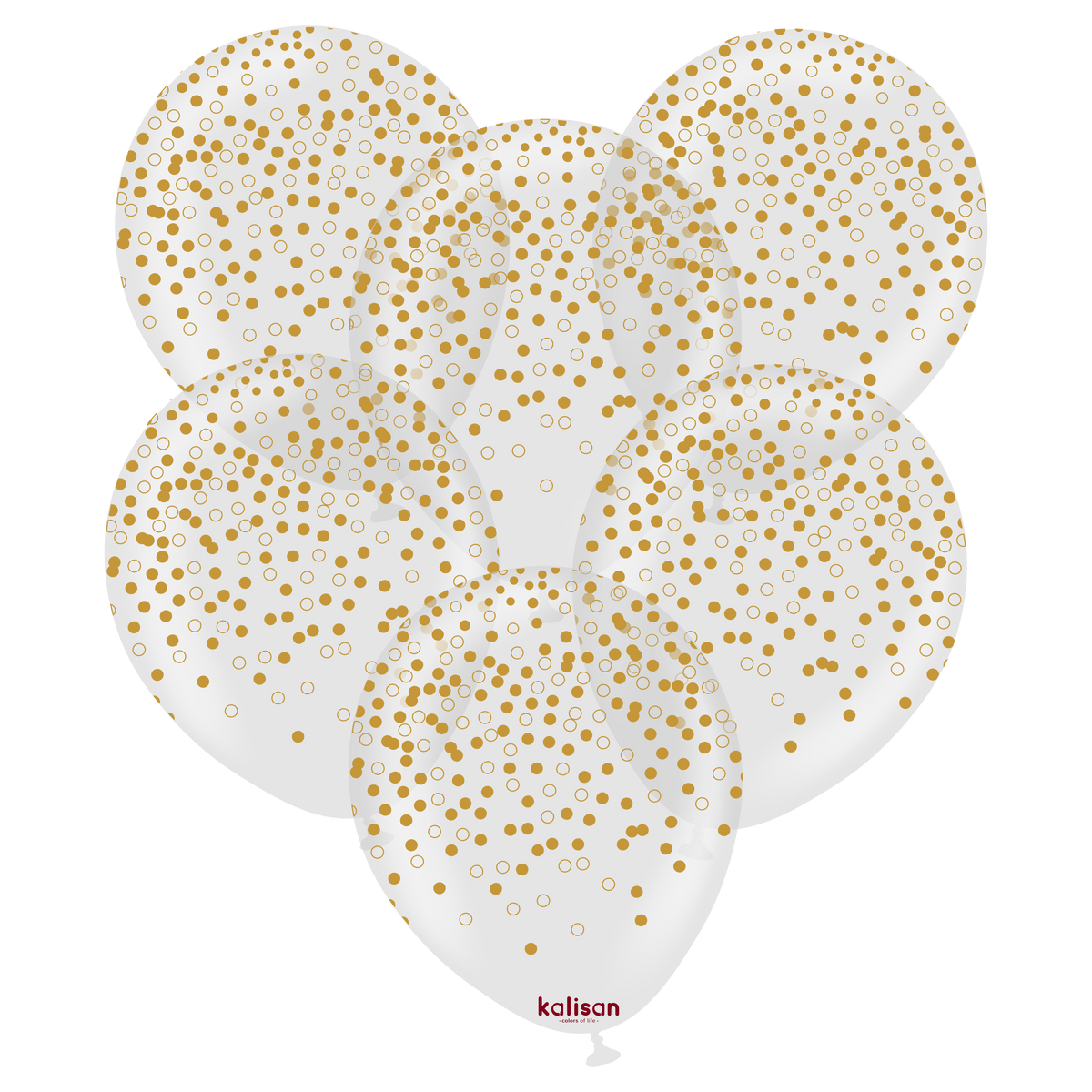 KALISAN 12" Confetti Gold (25ct)