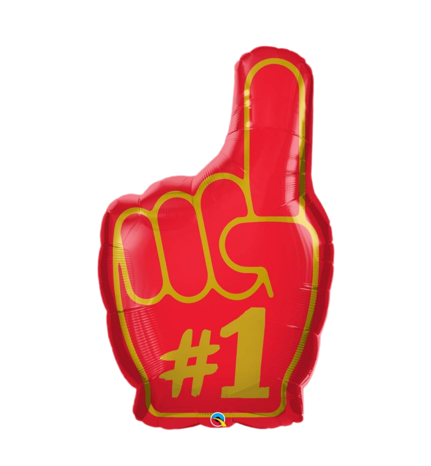 Qualatex 37” #1 Finger Foil Mylar Balloon