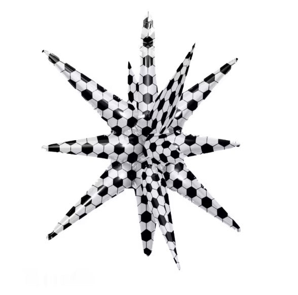 22" Magic Star Soccer Print