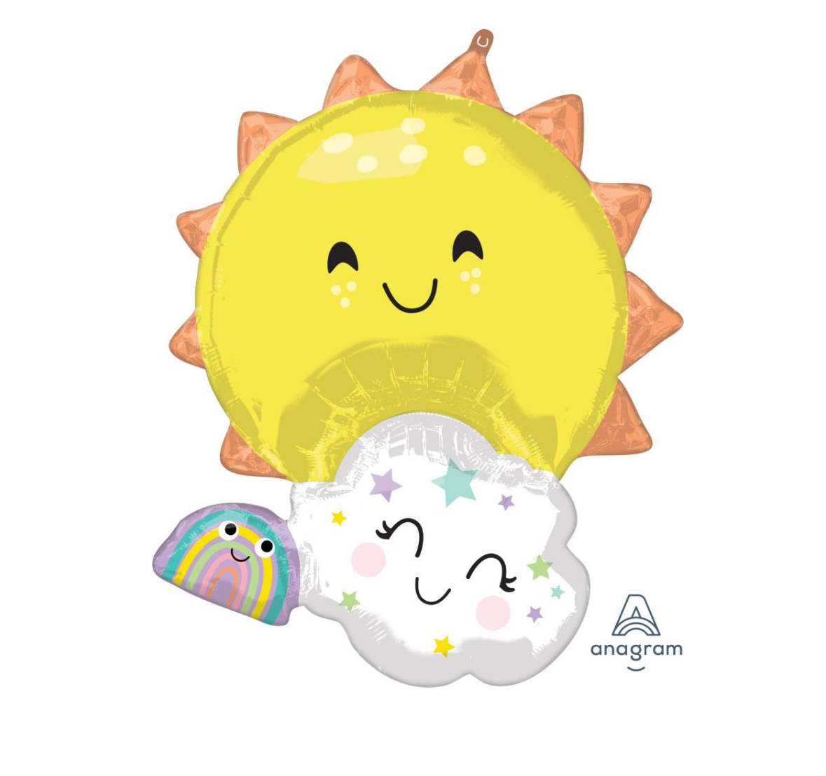 Anagram 28" Rainbow Family Balloon