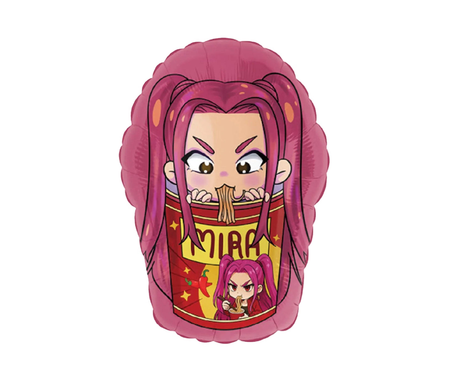 33" Kpop Demon Hunters Huntrix Mira Foil Balloon (Flat)