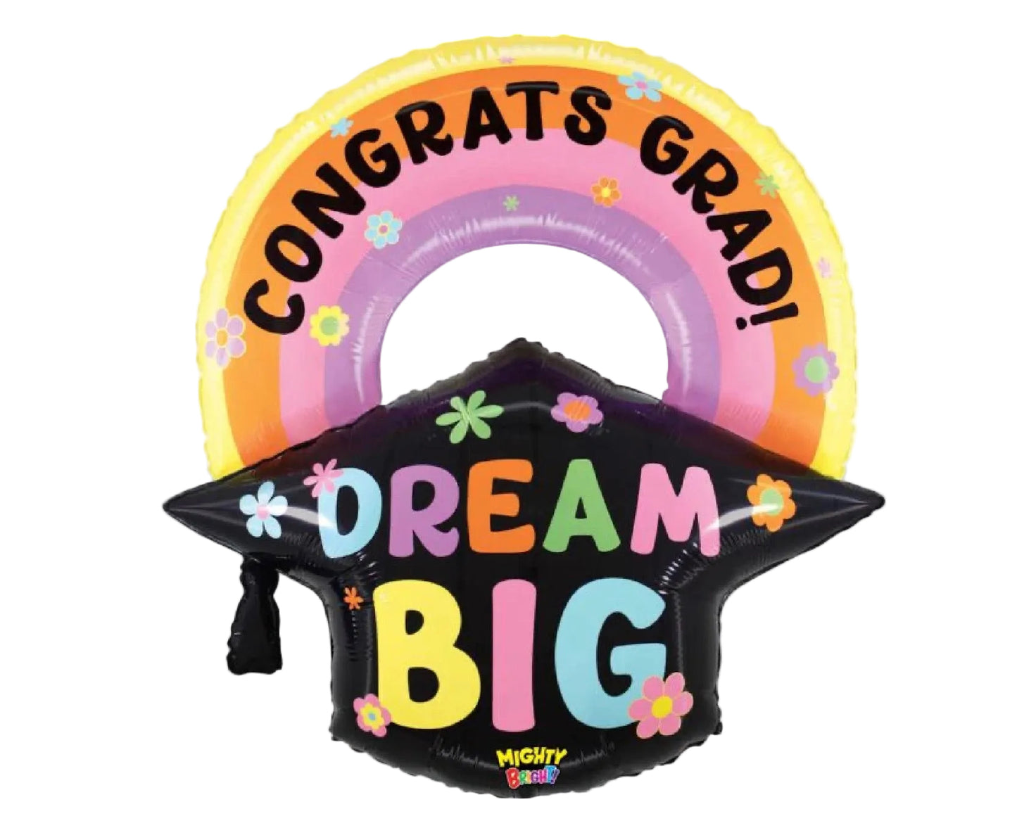 Betallic 30"Congrats GRAD! Dream Big Pastel