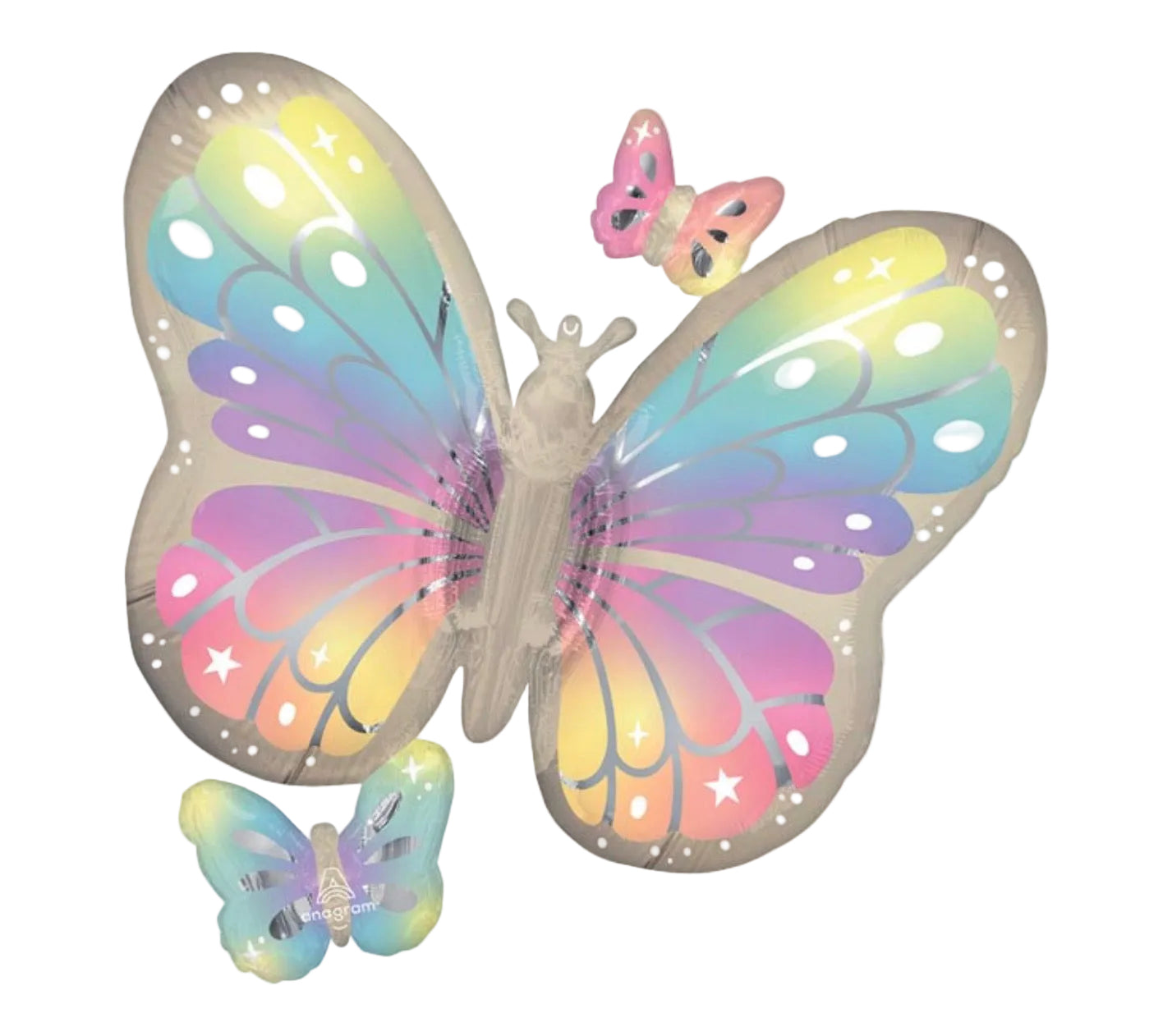 Anagram 29" Satin Fluttering Butterfly Foil Balloon