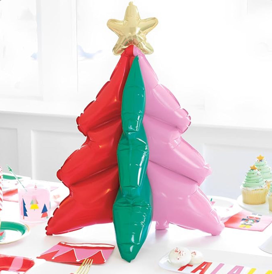 UNIQUE 22” Vibrant Christmas Balloon Centerpiece (AIR-FILL ONLY)