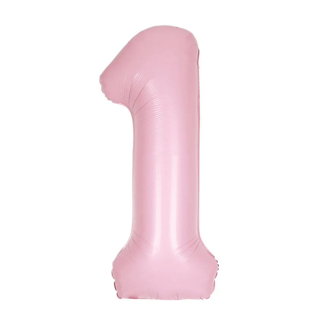 Party America 34" Pastel Pink Jumbo Numbers
