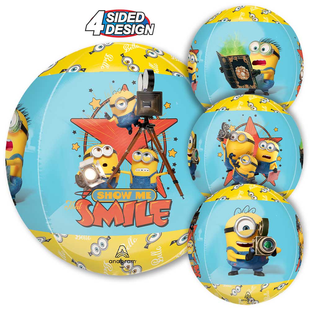 Anagram 16" Minions 3 Orbz Balloon