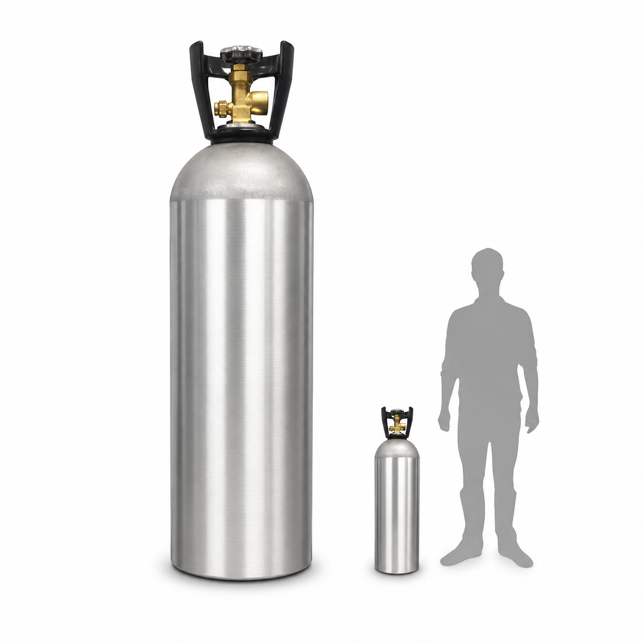 55cf Alum NEW Helium Tank / FULL