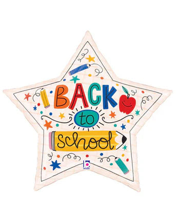Betallic 28" Back to School Star Balloon
