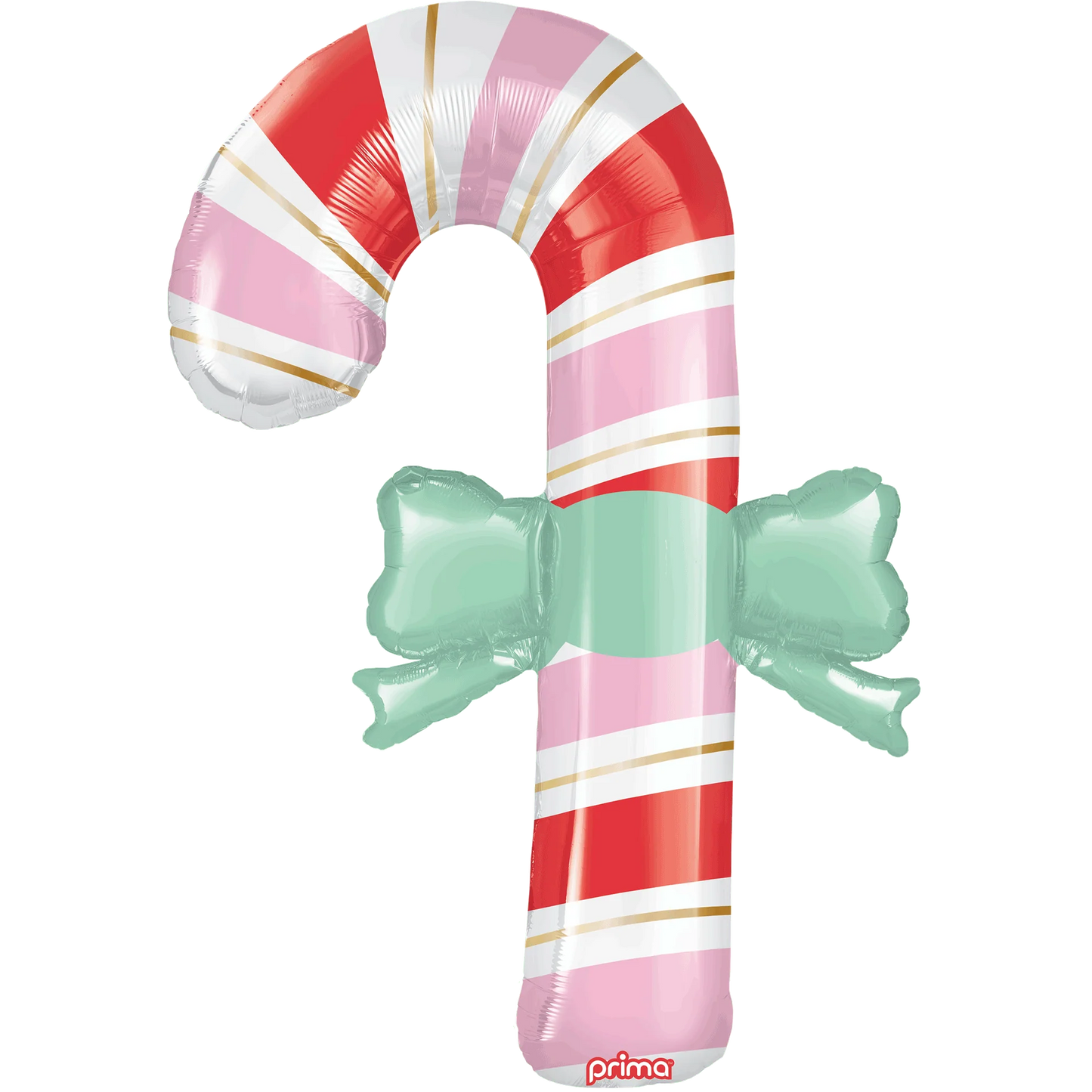 PRIMA 39" Candy Cane with Bow Special Shape