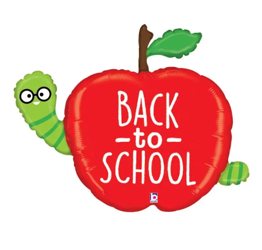Betallic 40" Back To School Apple Foil Balloon