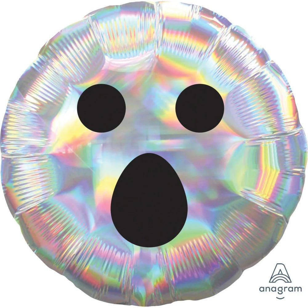 Anagram 18" Iridescent Ghost Face.